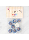 BFS  Crafts 8li Balık Düğme - 1158