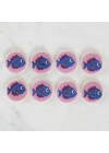BFS  Crafts 8li Balık Düğme - 1163