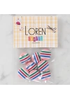 BFS  Crafts 8li Desenli Düğme - 1103
