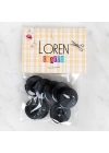 BFS  Crafts 8li Düğme Gri - 1129