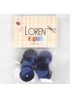 BFS  Crafts 8li Düğme Mavi - 1141