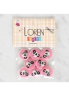 BFS  Crafts 8li Panda Düğme - 1051