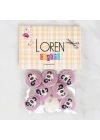 BFS  Crafts 8li Panda Düğme - 1055