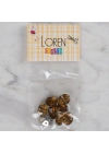 BFS  Crafts kahverengi 8 li düğme - 243