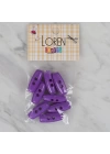 BFS  Crafts mor 8 li çoban düğmesi - 90