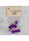 BFS  Crafts mor 8 li düğme - 200