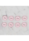 BFS  Crafts pembe 8 li balık düğme - 570