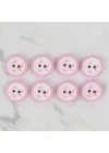 BFS  Crafts pembe 8 li balık düğme - 571