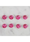 BFS  Crafts pembe 8 li düğme - 203