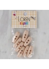 BFS  Crafts pudra pembe 8 li çoban düğmesi - 69