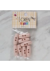 BFS  Crafts pudra pembe 8 li çoban düğmesi - 70