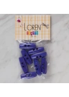 BFS  Crafts saks mavi8 li çoban düğmesi - 57