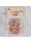 BFS  Crafts somon 8 li çoban düğmesi - 73