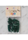 BFS  Crafts yeşil 8 li çoban düğmesi - 64