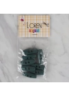 BFS  Crafts yeşil 8 li çoban düğmesi - 65