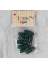BFS  Crafts yeşil 8 li çoban düğmesi - 92