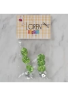 BFS  Crafts yeşil 8 li düğme - 247