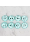 BFS  Crafts yeşil 8 li yuvarlak düğme - 454