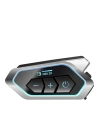 BFS D60 2x Motosiklet Kask Kulaklığı Bluetooth Intercom Rgb Işıklı 2 Intercom Bağlantılı