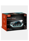 BFS D60 2x Motosiklet Kask Kulaklığı Bluetooth Intercom Rgb Işıklı 2 Intercom Bağlantılı