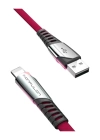 BFS DC17 Lightning Kablo iphone Uyumlu 1M 2.4A - Kırmızı