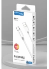 BFS DC80 1M 3A USB to Type-C Hızlı Şarj Kablo - Beyaz