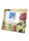 BFS  Decotown Dekoratif Desenli Çerçeve Gül Motifli Fotoğraf Çerçevesi
