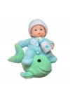 BFS  Decotown Hediyelik Sevimli Mavi Bebek Biblo Polyester Süs Eşyası
