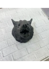 BFS Dekoratif Asılabilir Siyah Ayı Başı 3D Duvar Heykeli 25x19 cm