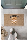BFS Dekoratif Dijital Blind Eye Ayıcık Bej Kapı Paspası Dış Mekan Paspas K-3189