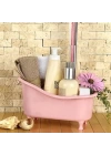 BFS  Dekoratif Mini Küvet Şeklinde Çok Amaçlı  Banyo Düzenleyici Sepet