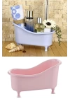 BFS  Dekoratif Mini Küvet Şeklinde Çok Amaçlı  Banyo Düzenleyici Sepet