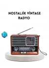 BFS Dekoratif Vintage Radyo – Klasik Görünüm, Modern Fonksiyon ve Uzun Ömürlü Kullanım