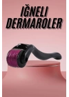 BFS Derma Roller Titanyum Uçlu 540 İğneli 1 Mm Saç Sakal Çıkarma Ve Cilt Bakım Masaj Aleti