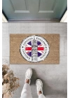 BFS Dijital Baskı Bej London Saat Kulesi Paspas K-3150