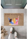 BFS Dijital Baskı Kişiye Özel İç Kapı Dekorasyon Paspas  PS11192