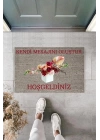 BFS Dijital Baskı Kişiye Özel İç Kapı Dekorasyon Paspas PS11294