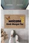 BFS Dijital Baskı Kişiye Özel İç Kapı Dekorasyon Paspas PS11316