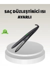 BFS Dijital Ekranlı Isı Ayarlı Saç Düzleştirici –  Titanyum Plaka, Seyahat Dostu Tasarım