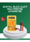 BFS Dijital Multimetre Ölçü Aleti AC DC Ölçüm ve LCD Ekranlı