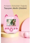 BFS Dijital Video Fotoğraf App Destekli Çocuk Kamerası Termal Resim Kağıt Baskılı Yazıcı Pembe