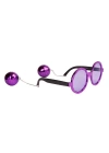 BFS Disko Toplu Küpeli Parti Gözlüğü Mor Renk 15x16 cm