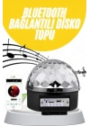 BFS Disko Topu Renkli Işıklı Lazer Parti Bluetooth Bağlantılı Led Küre