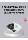 BFS Döner Mekanizmalı 5’i 1 Arada Süzgeçli Rende Sebze Meyve Doğrama Cihazı