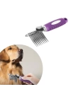 BFS  Düğüm Açıcı Pet Fırçası Emniyetli Uzun ve Çelik Dişli Kedi Köpek Tüy Kıtık Açma Tarağı