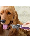 BFS  Düğüm Açıcı Pet Fırçası Emniyetli Uzun ve Çelik Dişli Kedi Köpek Tüy Kıtık Açma Tarağı