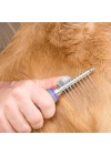 BFS  Düğüm Açıcı Pet Fırçası Emniyetli Uzun ve Çelik Dişli Kedi Köpek Tüy Kıtık Açma Tarağı