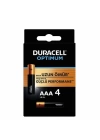 BFS   Duracell 4Lü Optimum AAA Kalem Pil
