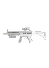 BFS   Dürbünlü Pilli Tüfek 57 cm