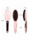 BFS Elektrikli Saç Düzleştirici Tarak Saç Düzleştirici Fırça Sıkı Dişli Pembe